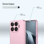 Xiaomi 17T Pro Hoesje - MobyDefend Matte Siliconen Backcover - Licht Roze