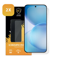 2-Pack Oppo Reno16 F/FS Screenprotectors - MobyDefend Case-Friendly Screensavers - Gehard Glas