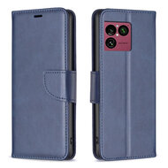 Sony Xperia 1 VIII Hoesje - MobyDefend Wallet Book Case Met Koord - Blauw