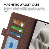 Motorola Moto G37 Power Hoesje - MobyDefend Luxe Wallet Book Case (Sluiting Zijkant) - Blauw
