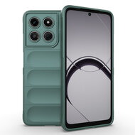 Motorola Moto G37 Power Hoesje - MobyDefend TPU Gripcase - Groen