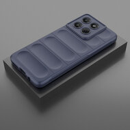 Motorola Moto G37 / G47 Hoesje - MobyDefend TPU Gripcase - Blauw