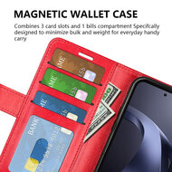 Xiaomi 17T Pro Hoesje - MobyDefend Wallet Book Case (Sluiting Achterkant) - Rood