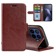 Xiaomi 17T Pro Hoesje - MobyDefend Wallet Book Case (Sluiting Achterkant) - Bruin