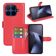 Xiaomi 17T Pro Hoesje - MobyDefend Kunstleren Wallet Book Case (Sluiting Voorkant) - Rood
