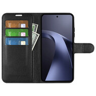 Xiaomi 17T Pro Hoesje - MobyDefend Kunstleren Wallet Book Case (Sluiting Voorkant) - Zwart