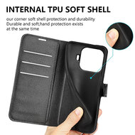 Xiaomi 17T Pro Hoesje - MobyDefend Kunstleren Wallet Book Case (Sluiting Voorkant) - Bruin