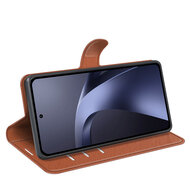 Xiaomi 17T Pro Hoesje - MobyDefend Kunstleren Wallet Book Case (Sluiting Voorkant) - Bruin