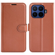 Xiaomi 17T Pro Hoesje - MobyDefend Kunstleren Wallet Book Case (Sluiting Voorkant) - Bruin