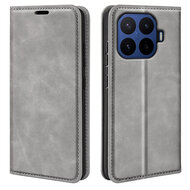 Xiaomi 17T Pro Hoesje - MobyDefend Luxe Wallet Bookcase (Magnetische Sluiting) - Grijs