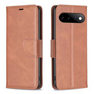 Google Pixel 11 / Pixel 11 Pro Hoesje - MobyDefend Wallet Book Case Met Koord - Bruin