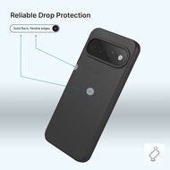 Google Pixel 11 Hoesje - MobyDefend Matte Siliconen Backcover - Zwart