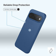 Google Pixel 11 Hoesje - MobyDefend Matte Siliconen Backcover - Blauw