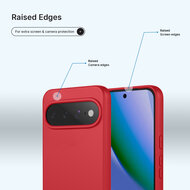 Google Pixel 11 Hoesje - MobyDefend Matte Siliconen Backcover - Framboosrood