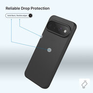 Google Pixel 11 Pro Hoesje - MobyDefend Matte Siliconen Backcover - Zwart