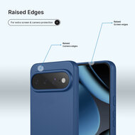 Google Pixel 11 Pro Hoesje - MobyDefend Matte Siliconen Backcover - Blauw