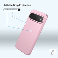 Google Pixel 11 Pro Hoesje - MobyDefend Matte Siliconen Backcover - Licht Roze