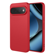 Google Pixel 11 Pro Hoesje - MobyDefend Matte Siliconen Backcover - Framboosrood