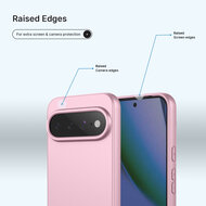 Google Pixel 11 Pro XL Hoesje - MobyDefend Matte Siliconen Backcover - Licht Roze