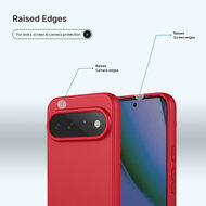 Google Pixel 11 Pro XL Hoesje - MobyDefend Matte Siliconen Backcover - Framboosrood