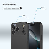 iPhone 18 Pro Hoesje - MobyDefend Matte Siliconen Backcover - Zwart