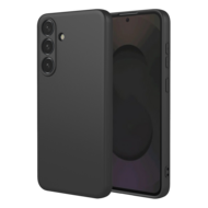 Samsung Galaxy S25 FE / S26 FE Hoesje - MobyDefend Matte Siliconen Backcover - Zwart