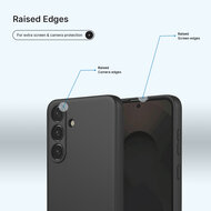 Samsung Galaxy S25 FE / S26 FE Hoesje - MobyDefend Matte Siliconen Backcover - Zwart
