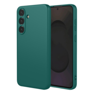 Samsung Galaxy S25 FE / S26 FE Hoesje - MobyDefend Matte Siliconen Backcover - Groen
