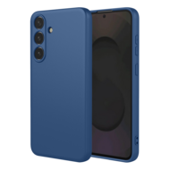 Samsung Galaxy S25 FE / S26 FE Hoesje - MobyDefend Matte Siliconen Backcover - Blauw