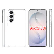 Samsung Galaxy S26 FE Hoesje - MobyDefend Transparante TPU Backcover - Volledig Doorzichtig