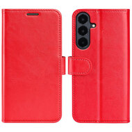 Samsung Galaxy S26 FE Hoesje - MobyDefend Wallet Book Case (Sluiting Achterkant) - Rood