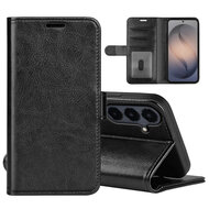Samsung Galaxy S26 FE Hoesje - MobyDefend Wallet Book Case (Sluiting Achterkant) - Zwart