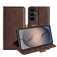 Samsung Galaxy S26 FE Hoesje - MobyDefend Luxe Wallet Book Case (Sluiting Zijkant) - Bruin