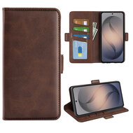 Samsung Galaxy S26 FE Hoesje - MobyDefend Luxe Wallet Book Case (Sluiting Zijkant) - Bruin