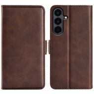 Samsung Galaxy S26 FE Hoesje - MobyDefend Luxe Wallet Book Case (Sluiting Zijkant) - Bruin