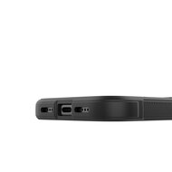 iPhone 18 Pro Hoesje - MobyDefend TPU Gripcase - Zwart
