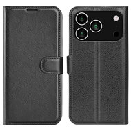 iPhone 18 Pro Hoesje - MobyDefend Kunstleren Wallet Book Case (Sluiting Voorkant) - Zwart