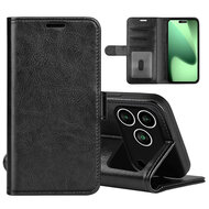 iPhone 18 Pro Hoesje - MobyDefend Wallet Book Case (Sluiting Achterkant) - Zwart