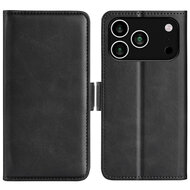 iPhone 18 Pro Hoesje - MobyDefend Luxe Wallet Book Case (Sluiting Zijkant) - Zwart