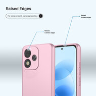 Xiaomi Redmi Note 17 4G/5G Hoesje - MobyDefend Matte Siliconen Backcover - Licht Roze