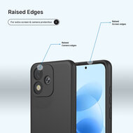 Xiaomi Redmi Note 17 Pro 5G Hoesje - MobyDefend Matte Siliconen Backcover - Zwart