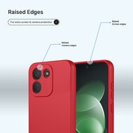 Xiaomi Redmi Note 17 Pro Max 5G Hoesje - MobyDefend Matte Siliconen Backcover - Framboosrood