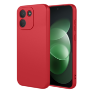 Xiaomi Redmi Note 17 Pro Max 5G Hoesje - MobyDefend Matte Siliconen Backcover - Framboosrood