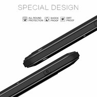 Apple iPhone 7 Plus / iPhone 8 Plus Hoes - Love Mei Metalen Case - Extreme Protection - Zwart