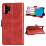 Samsung Galaxy Note 10 Plus hoesje (Note 10+), Luxe 3-in-1 bookcase, rood_