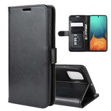 Samsung Galaxy A71 hoesje, Wallet bookcase, Zwart_
