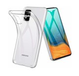 Samsung Galaxy A71 hoesje, Transparante gel case, Volledig doorzichtig_