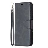 Samsung Galaxy S20 FE hoesje, MobyDefend Wallet Book Case Met Koord, Zwart_