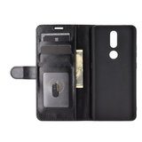 Nokia 2.4 hoesje, MobyDefend Wallet Book Case (Sluiting Achterkant), Zwart_