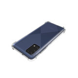 Samsung Galaxy A03s Hoesje, MobyDefend Transparante Shockproof TPU Gelcase, Verstevigde Hoeken, Volledig Doorzichtig_